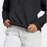 adidas - ESSENTIALS LINEAR FLEECE HOODIE - Zwart - Materiaal: Fleece