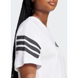 adidas - T-shirt - Zwart - 100% Katoen - Ronde Hals