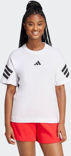 adidas - T-shirt - Zwart - 100% Katoen - Ronde Hals