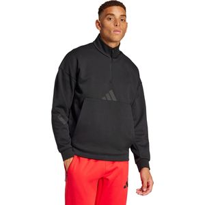adidas - Sweater - Zwart - Drielaags PRIMEKNIT - Losse Pasvorm