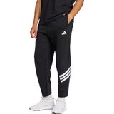 adidas - Sportbroek - Zwart - Katoenmix - Ritszakken
