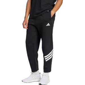 adidas - Sportbroek - Zwart - Katoenmix - Ritszakken