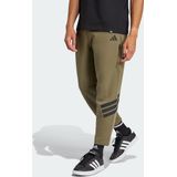 adidas - Sportbroek - Zwart - Katoenmix - Ritszakken