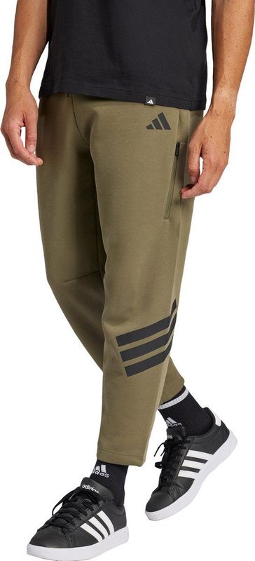 adidas - Sportbroek - Zwart - Katoenmix - Ritszakken