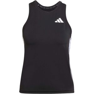adidas - Tanktop - Zwart/Wit - Gerecycled Polyester - Slank Pasvorm