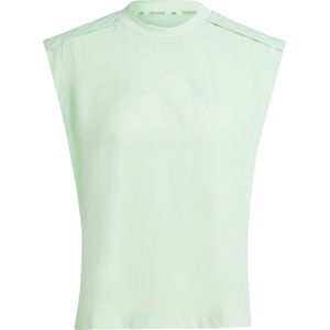 Adidas - Power Performance - Mouwloos T-shirt - Zwart - AEROREADY, 70% Gerecycled Materiaal