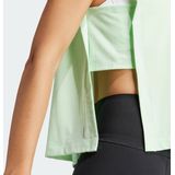 Adidas - Power Performance - Mouwloos T-shirt - Zwart - AEROREADY, 70% Gerecycled Materiaal