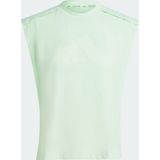 Adidas - Power Performance - Mouwloos T-shirt - Zwart - AEROREADY, 70% Gerecycled Materiaal