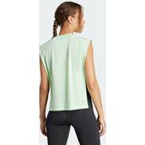 Adidas - Power Performance - Mouwloos T-shirt - Zwart - AEROREADY, 70% Gerecycled Materiaal