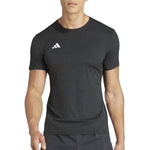 Adidas - Adizero Essentials - T-shirt - Zwart - Gerecycled Materiaal