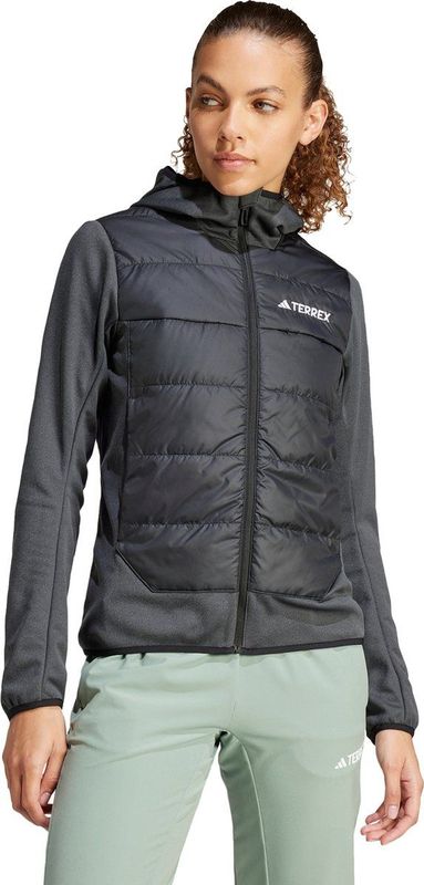 adidas - Hybride Jack - Winterjack - Zwart - 100% Gerecycled Polyester