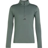 adidas Performance Workout Sportjack met Korte Rits Heren Grijs