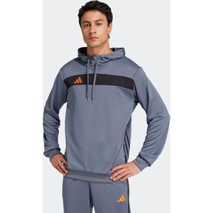 Adidas - Tiro 25 Essentials Hoodie - Zwart - French Terry - 100% Gerecycled Materiaal