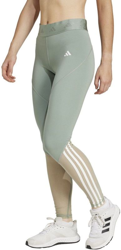 ADIDAS - hyglm - Lange Trainingslegging - Groen - Fleece - Duurzaam