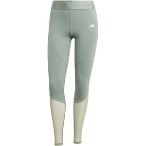 Adidas - Hyglm 1/1 L Long Tight - Training Legging - Groen - Fleece, CLIMACOOL, 70% Gerecycled Materiaal