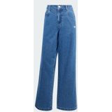 ADIDAS ORIGINALS - Adicolor - Jeans - Blauw Denim - Wide Leg - Mid Waist