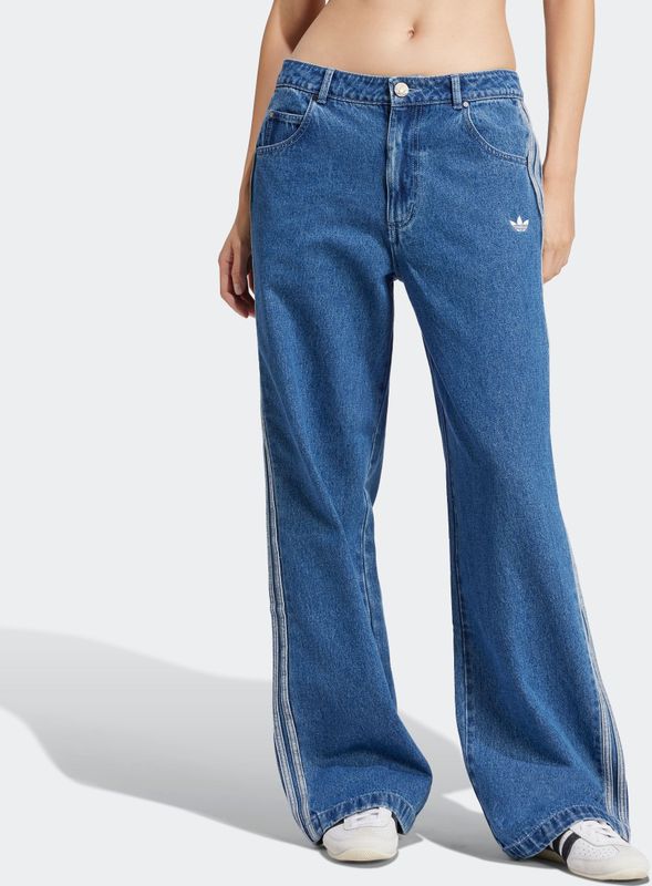 adidas Originals Sportbroek - Indigo Denim - LOOSE Pasvorm