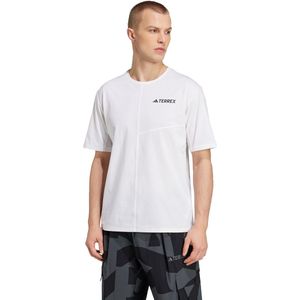 Adidas - Terrex - T-shirt - Zwart - Korte Mouwen - Gerecycled Materiaal
