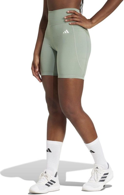ADIDAS - opt ess st 7in - Korte Trainingslegging - Groen