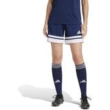 adidas Squadra 25 Voetbalbroekje Dames - Donkerblauw - Wit - 100% Gerecycled Polyester