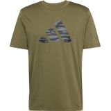 Adidas - Camo Graphic T-Shirt - Groen - Katoen
