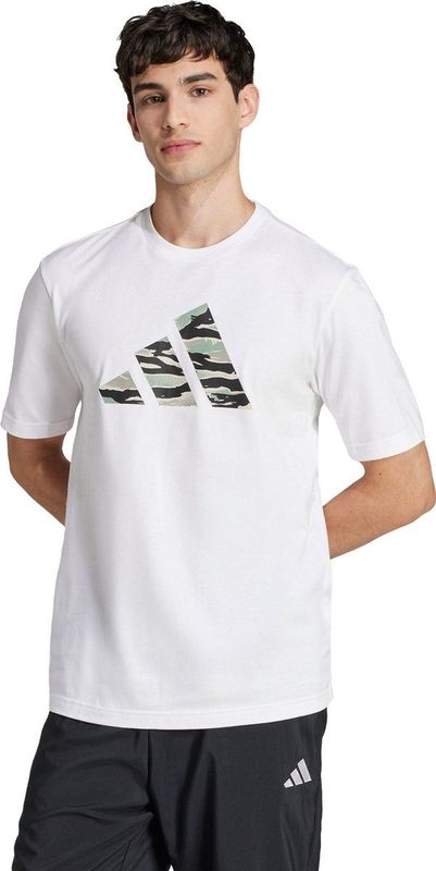 adidas Sportswear Codes Camo Graphic T-shirt - Heren - Wit