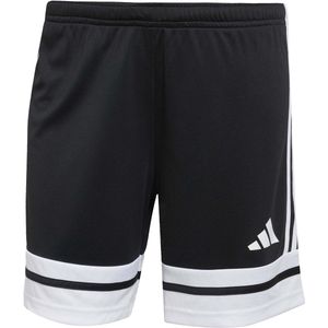 adidas - Squadra 25 - Voetbalbroekje - Zwart Wit - 100% Gerecycled Polyester