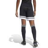 adidas - Squadra 25 - Voetbalbroekje - Zwart Wit - 100% Gerecycled Polyester