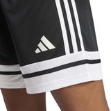 adidas - Squadra 25 - Voetbalbroekje - Zwart Wit - 100% Gerecycled Polyester