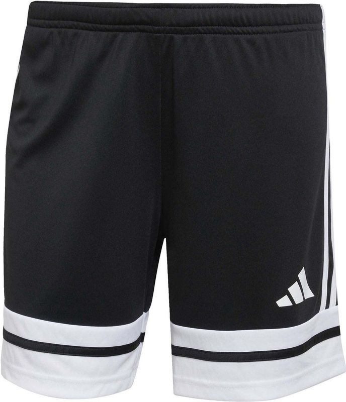 adidas - Squadra 25 - Voetbalbroekje - Zwart Wit - 100% Gerecycled Polyester