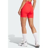 adidas Performance TECHFIT Korte Legging - Dames - Rood - 13cm