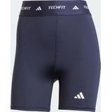 adidas Performance TECHFIT Korte Legging - Dames - Blauw - 10cm
