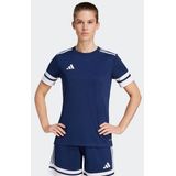 adidas - SQUA25 JSY W - Voetbalshirt - Team Navy Blue 2 / White - Korte Mouwen
