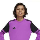 adidas Squadra 25 Keepersshirt - Paars Zwart - 100% Gerecycled Polyester - Lange Mouwen