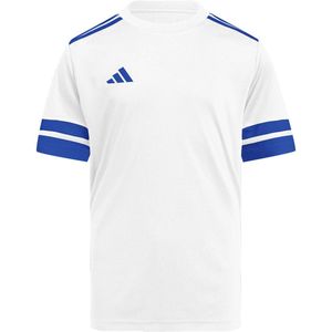 adidas - 3-Stripes T-shirt - Wit/Koningsblauw - 100% Gerecycled Polyester