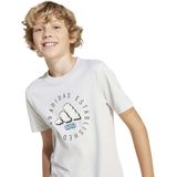 adidas - Fun Graphic - T-shirt - Grijs - Korte Mouwen