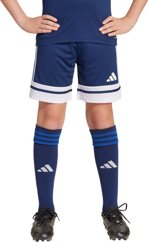 adidas - Squadra 25 - Sportbroek - Blauw Wit - 100% Gerecycled Polyester