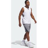 adidas Performance Legends 3-Stripes Basketbalshort - Heren - Grijs 5