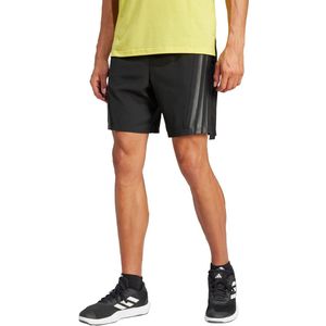 adidas - Performance Designed-for-Training 3-Stripes Short - Heren - Zwart