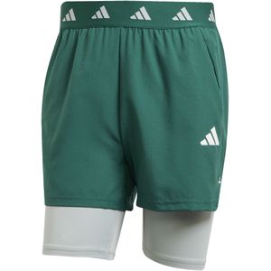 adidas Performance - Sportshort - Groen - Heren - CLIMACOOL