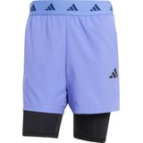 adidas Performance Gym+ 2-in-1 Short - Heren - Blauw