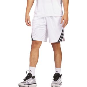 adidas Performance Legends 3-Stripes Basketbalshort - Heren - Wit 9