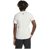 adidas - Lounge Pizza Graphic Tee - T-shirt - Wit