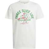 adidas - Lounge Pizza Graphic Tee - T-shirt - Wit