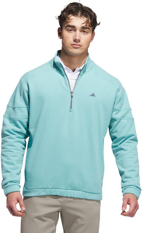 adidas - Performance Go-to Heritage - Golftrui - Turquoise - Heren