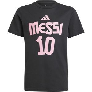Adidas - Messi Name&Number - T-shirt - Wit - 100% Katoen
