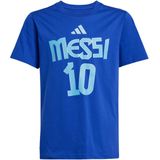 adidas Performance Messi Name and Number Graphic T-shirt Kids - Kinderen - Blauw- 176