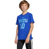 adidas Performance Messi Name and Number Graphic T-shirt Kids - Kinderen - Blauw- 176