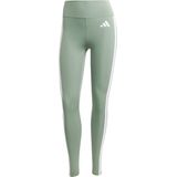 adidas - Optime Essentials 3 Stripes - Legging - Meerkleurig - Stretch, 85% Polyester, 15% Elastaan