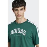 Adidas Codes Collegiate Linear Graphic T-shirt Met Korte Mouwen